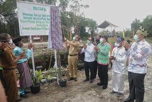 Pemkab Siak Resmikan Taman Hijau Sebagai Destinasi Wisata Baru